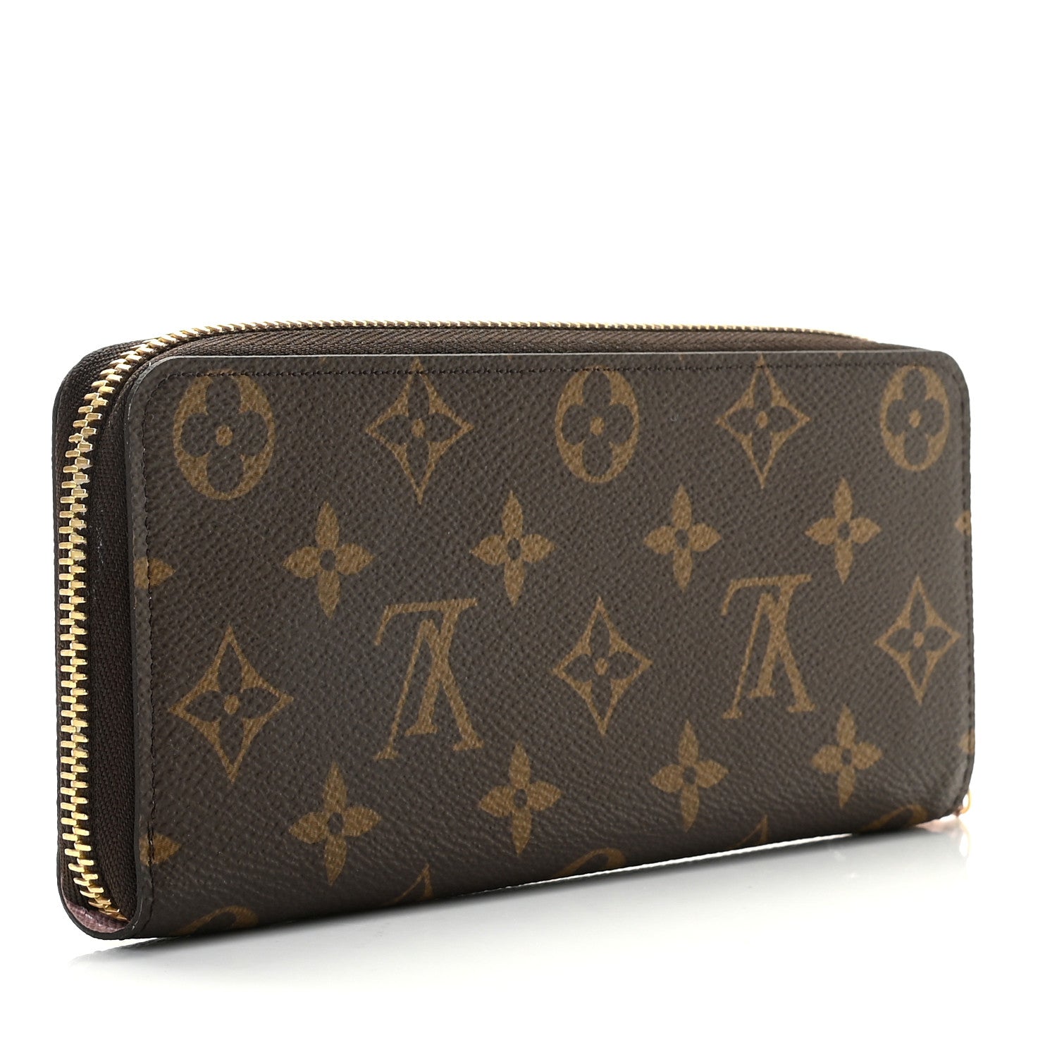 Louis Vuitton Monogram Clemence Wallet Rose Ballerine 2 of 7