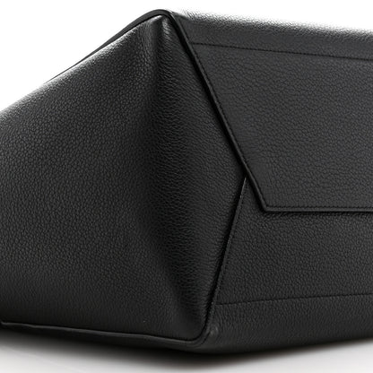 Celine Soft Grained Calfskin Sangle Bucket Bag Black 8 of 11