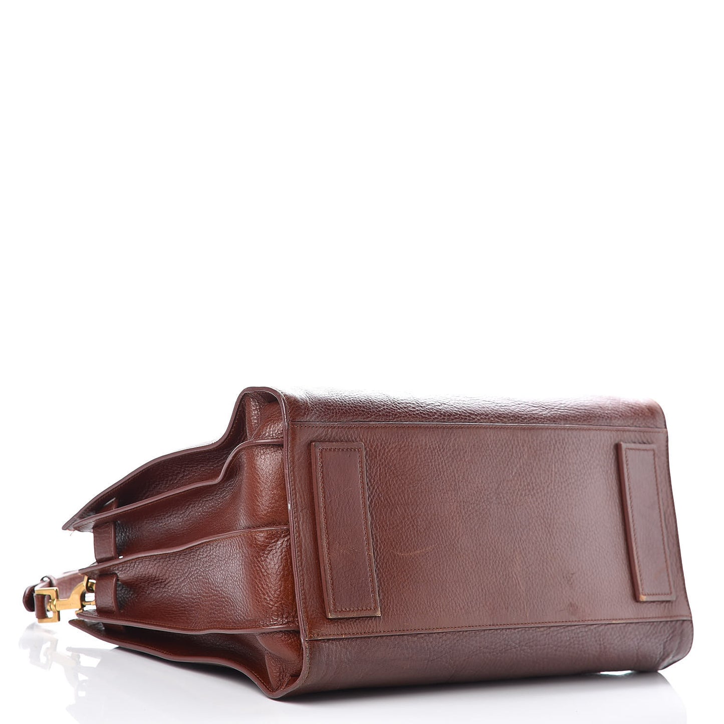 Grained Calfskin Medium Supple Sac De Jour Dark Brown