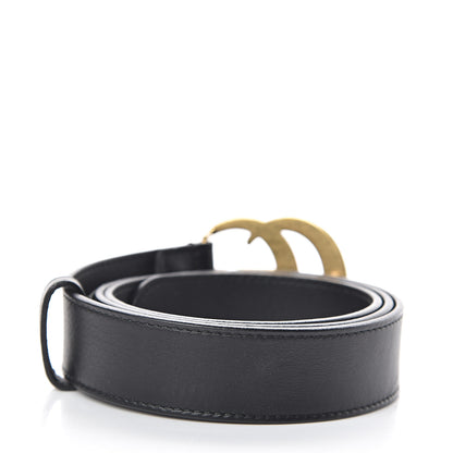 Gucci Calfskin Double G 30mm Belt 85 34 Black 2 of 5