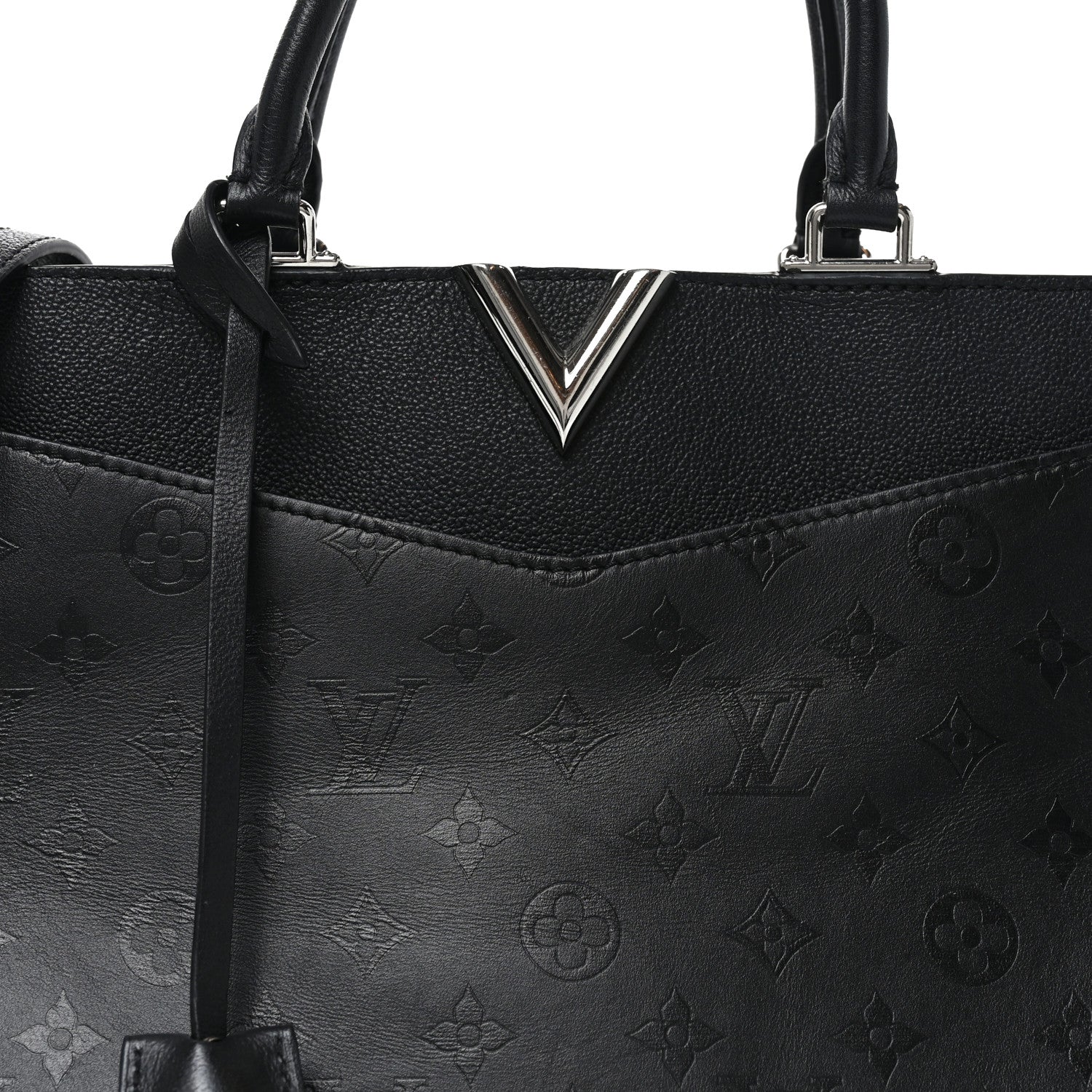 Louis Vuitton Monogram Cuir Plume Very Zipped Tote 7 of 9