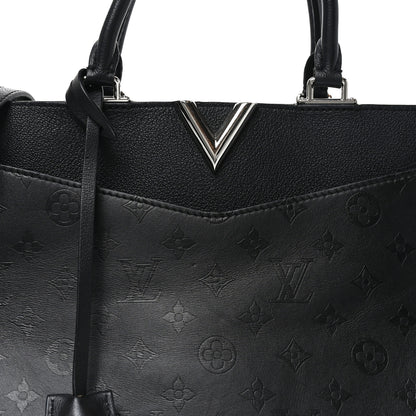 Louis Vuitton Monogram Cuir Plume Very Zipped Tote 7 of 9
