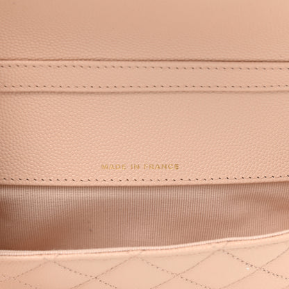 Chanel Caviar Quilted Glasses Case With Chain Beige 7 of 12