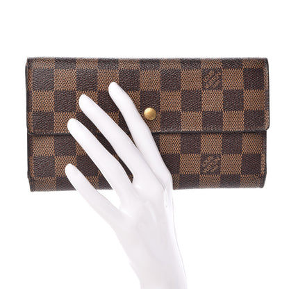 Louis Vuitton Damier Ebene Porte Tresor International Wallet 2 of 11