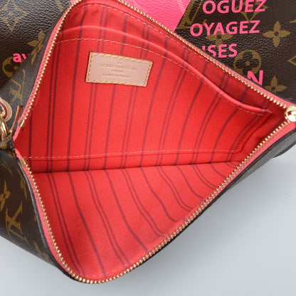 Louis Vuitton Monogram V Neverfull MM Grenade 6 of 7