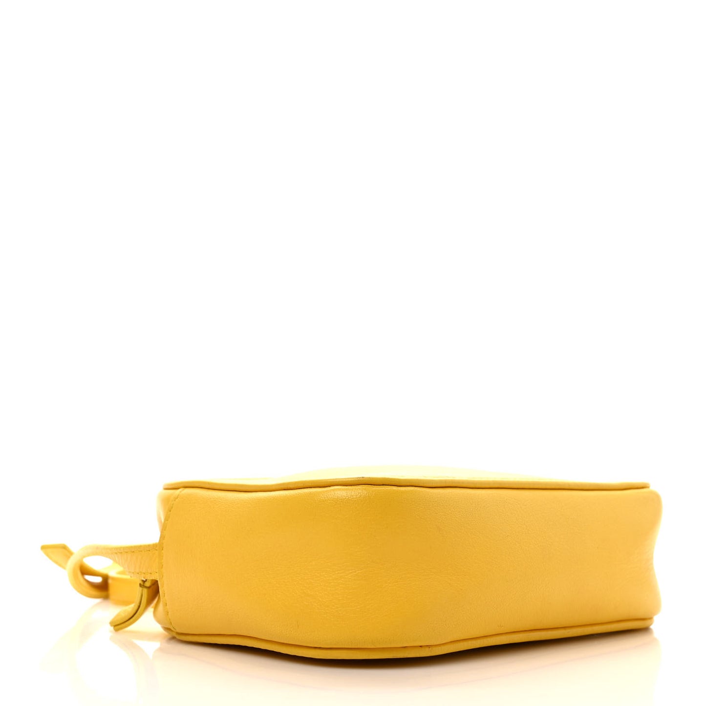 Smooth Calfskin Logo XS Everyday Camera Bag Jaune Soleil Black
