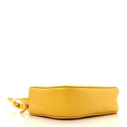 Balenciaga Smooth Calfskin Logo XS Everyday Camera Bag Jaune Soleil Black 4 of 9