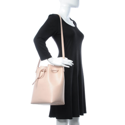 Mansur Gavriel Saffiano Bucket Bag Rosa 2 of 10