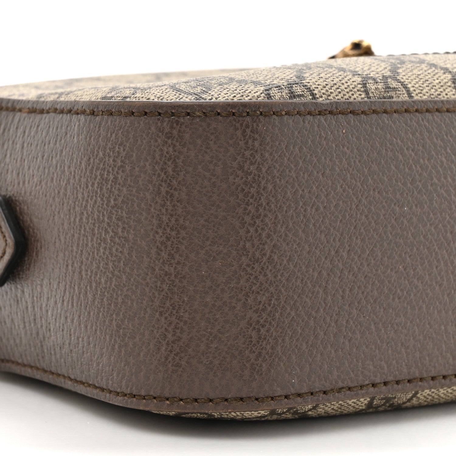 Gucci GG Supreme Monogram Web Neo Vintage Shoulder Bag Beige New Acero Crop 10 of 14