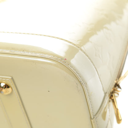 Louis Vuitton Vernis Alma MM Blanc Corail 11 of 24