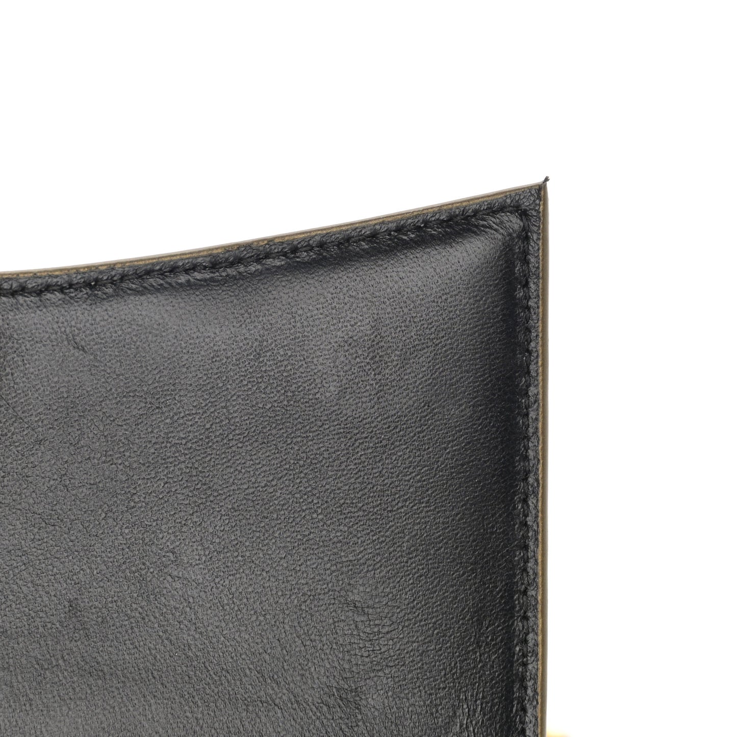 Metallic Calfskin Crocodile Embossed Hourglass Chain Bag Gold