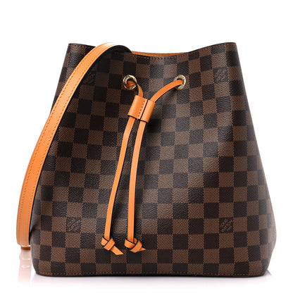 Louis Vuitton Damier Ebene Neonoe MM Safran 1 of 9