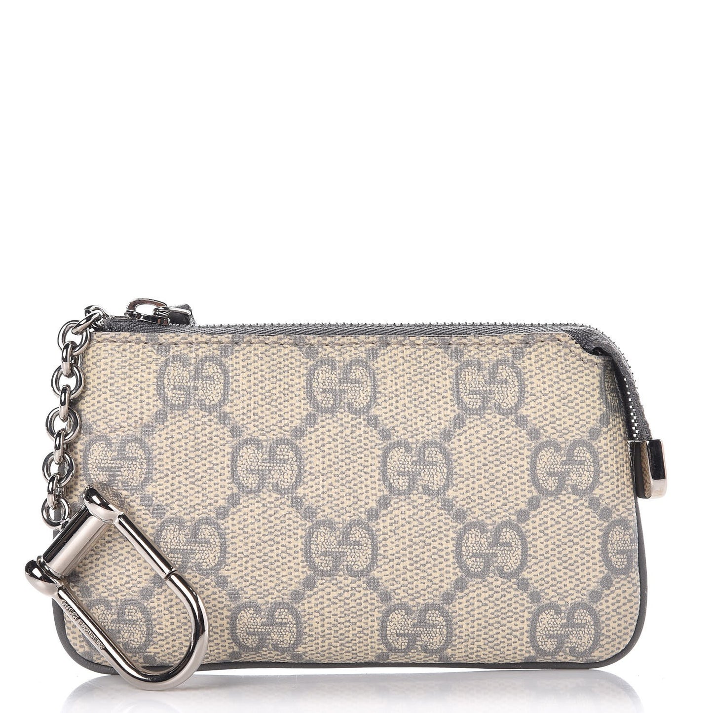 GG Supreme Monogram Key Case Ecru Grigio