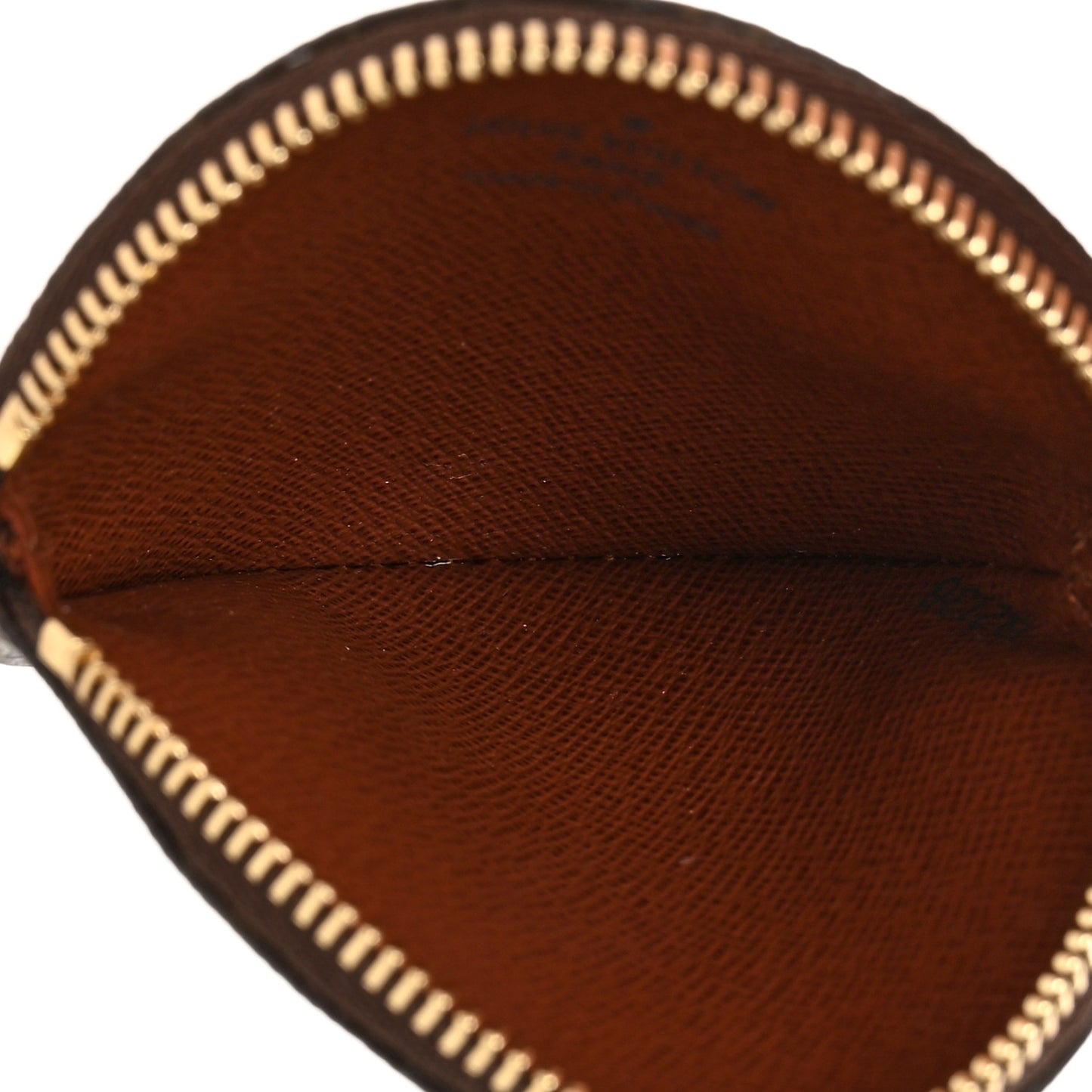 Monogram Round Coin Purse