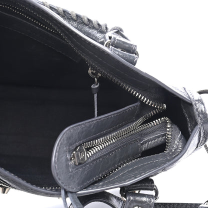 Balenciaga Agneau Classic Silver Hardware Mini City Gris Fossile 6 of 10