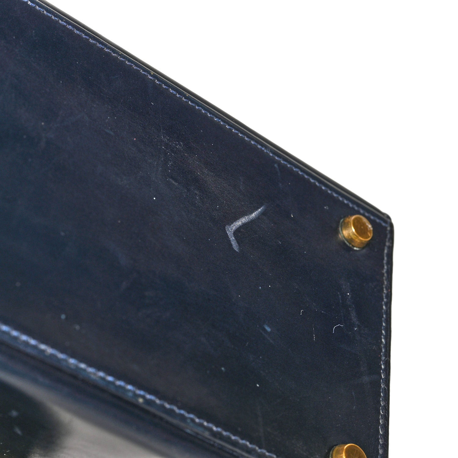 Hermes Box Kelly Sellier 28 Bleu Marine 12 of 13