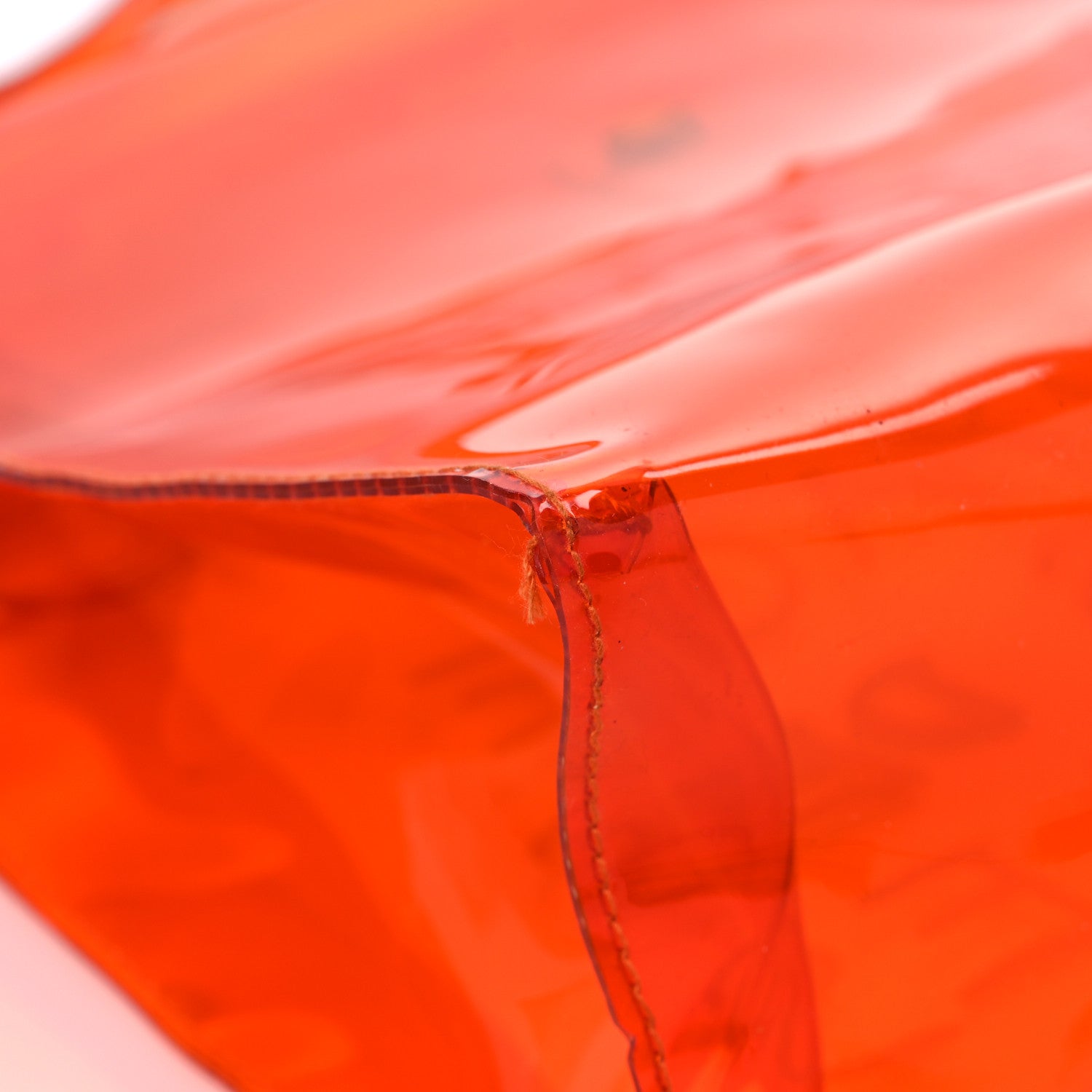 Hermes Vinyl Souvenir De L'Exposition Kelly Orange 9 of 15