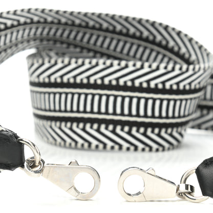 Hermes Toile Swift 50mm Sangle Cavale Shoulder Strap Black Ecru 4 of 4