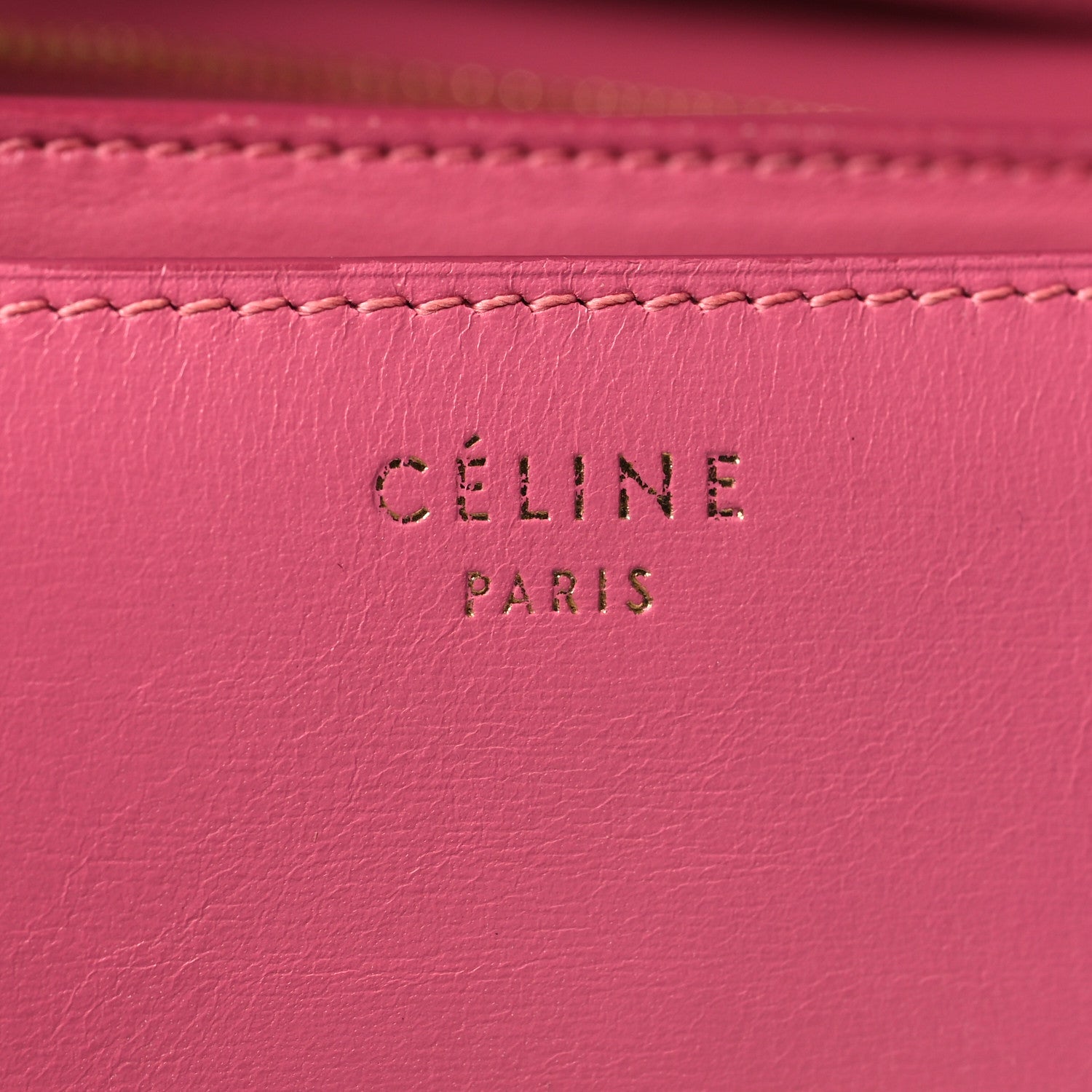 Celine Smooth Calfskin Medium Classic Box Flap Bag Pink 7 of 12