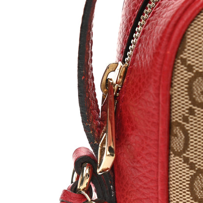 Gucci Monogram Mini Bree Messenger Bag Red 11 of 12
