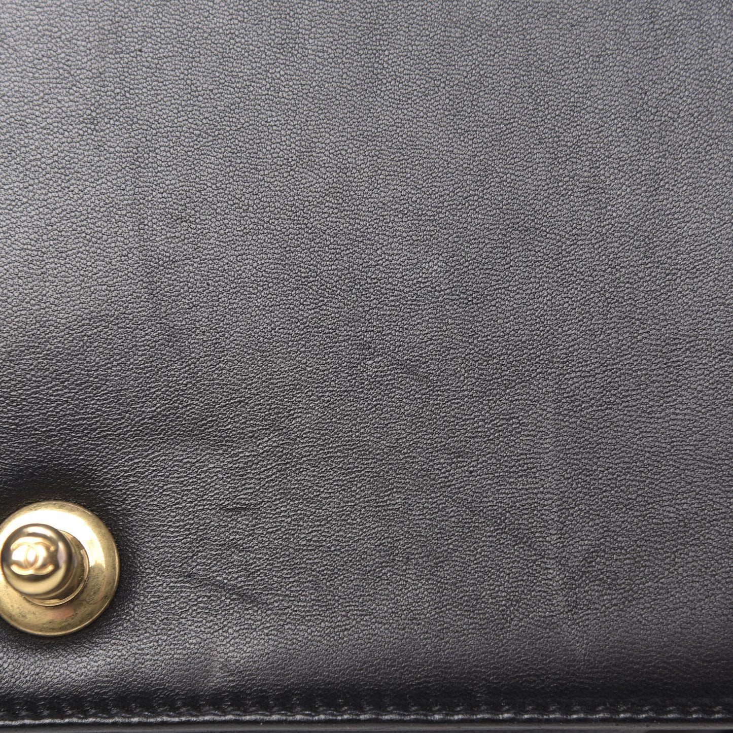 Lambskin Quilted Medium Boy Flap Black