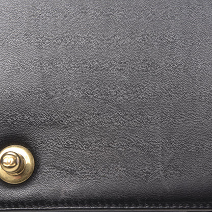 Chanel Lambskin Quilted Medium Boy Flap Black 11 of 14