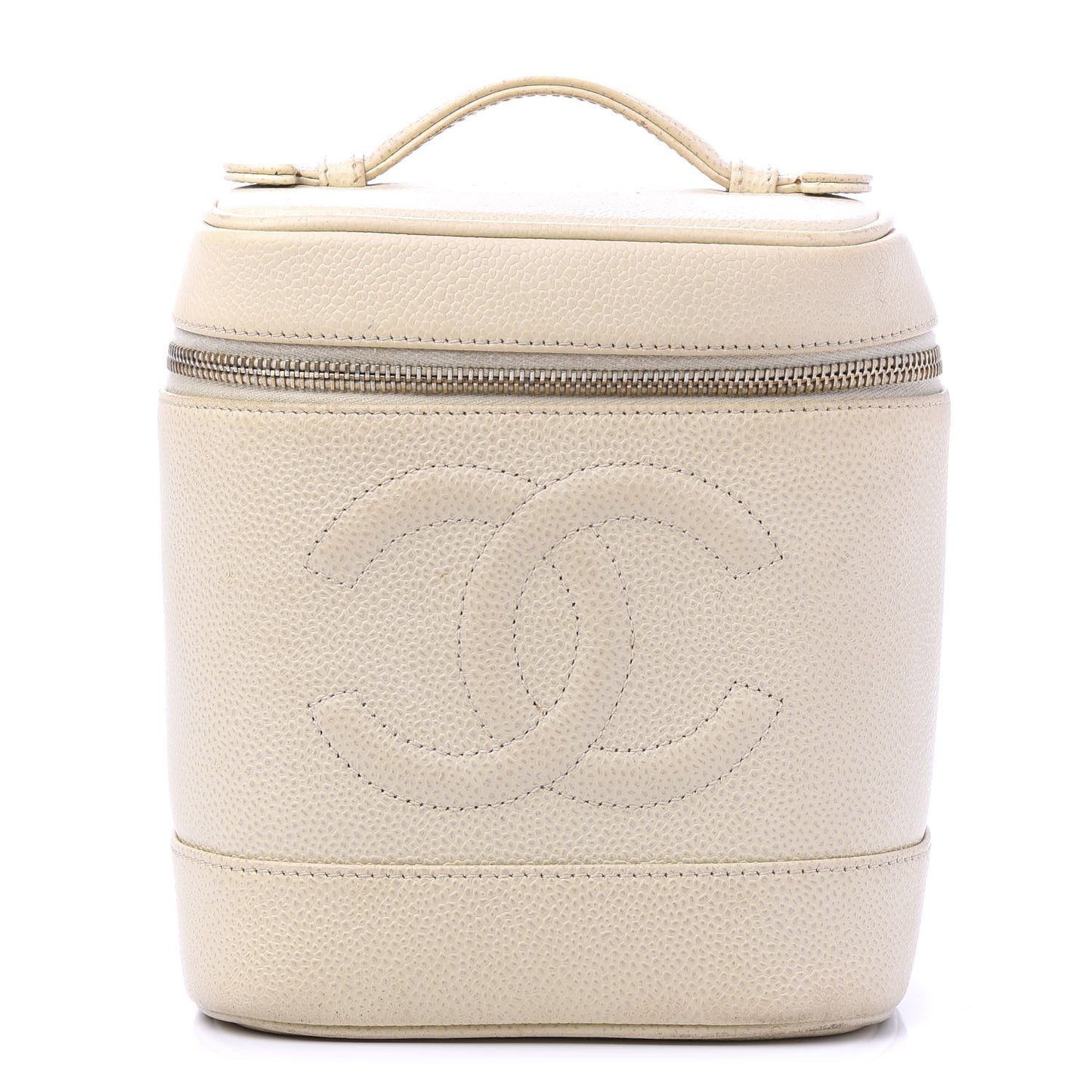 Caviar Cosmetic Vanity Bag Ivory