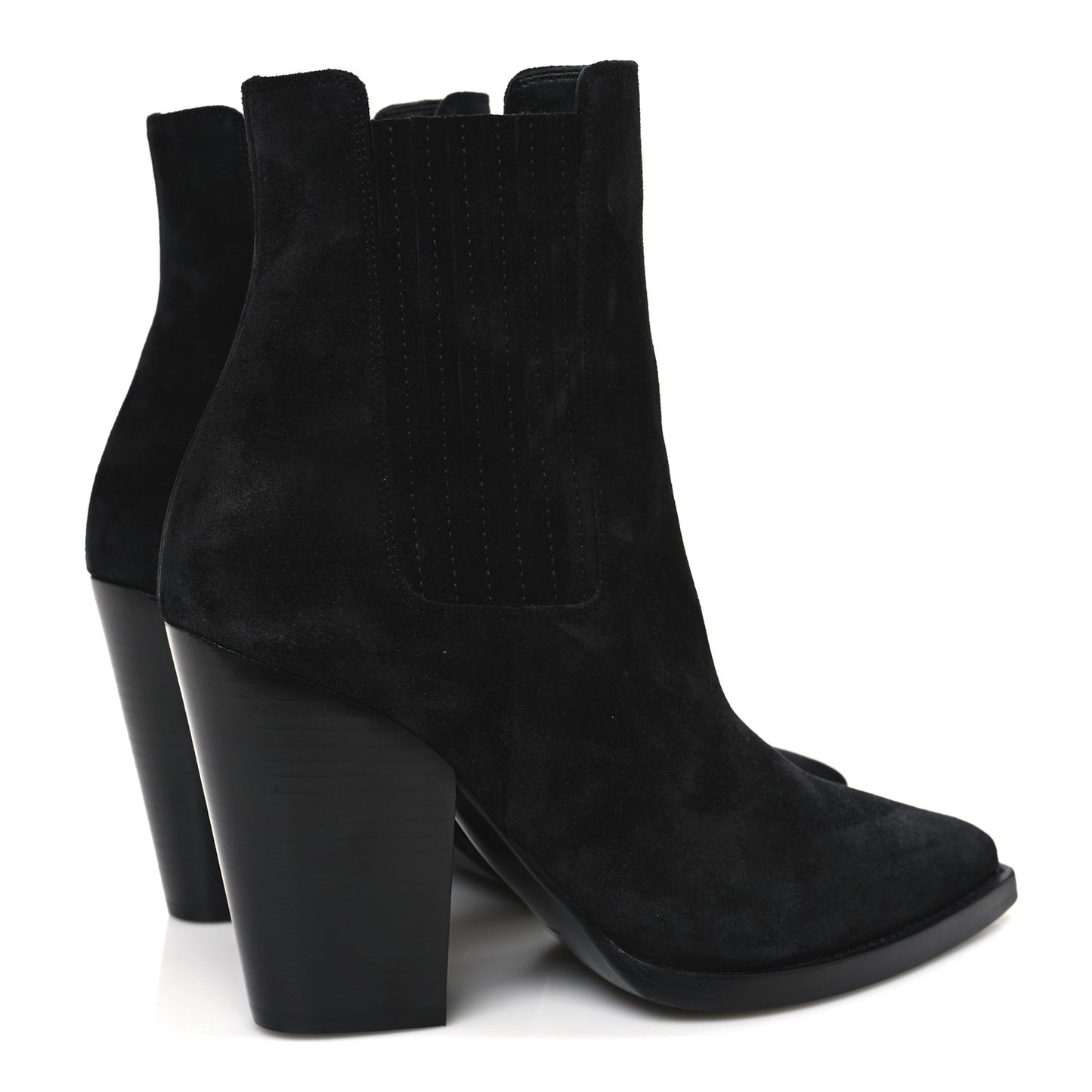 Suede Theo 95 Ela Boots 38 Black