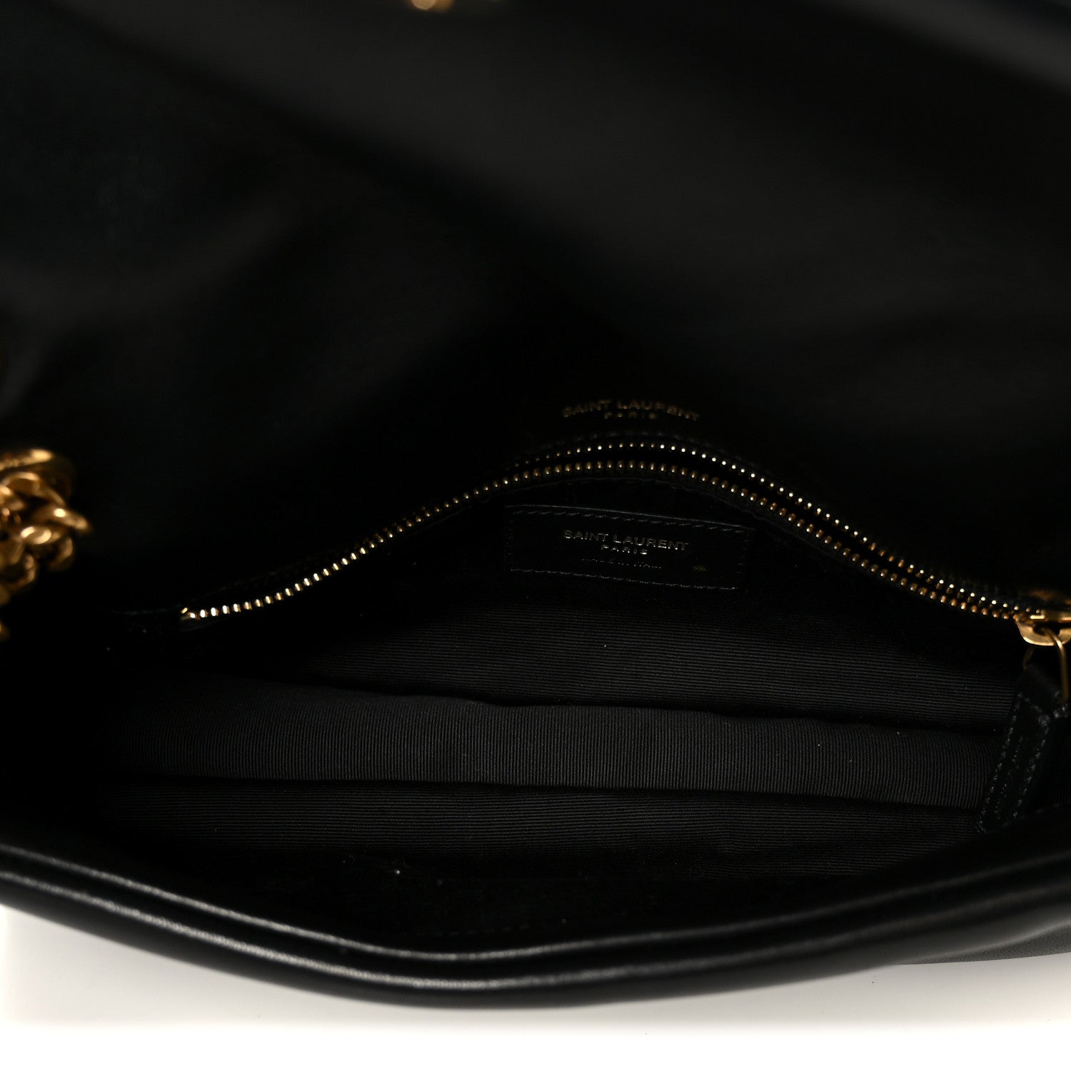 Saint Laurent Plunged Lambskin Calypso Black 5 of 11