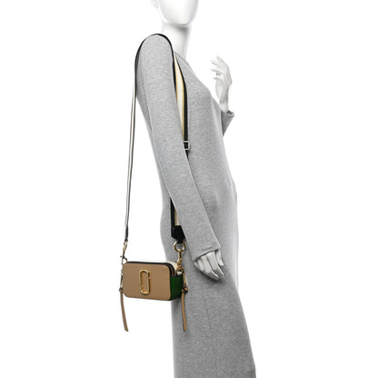 Marc Jacobs Saffiano Small Snapshot Camera Bag Sand Castle Multicolor 2 of 14