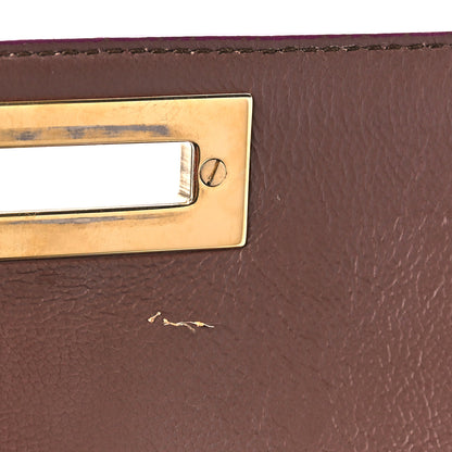 Salvatore Ferragamo Grained Calfskin Sofia Satchel Pink 15 of 15