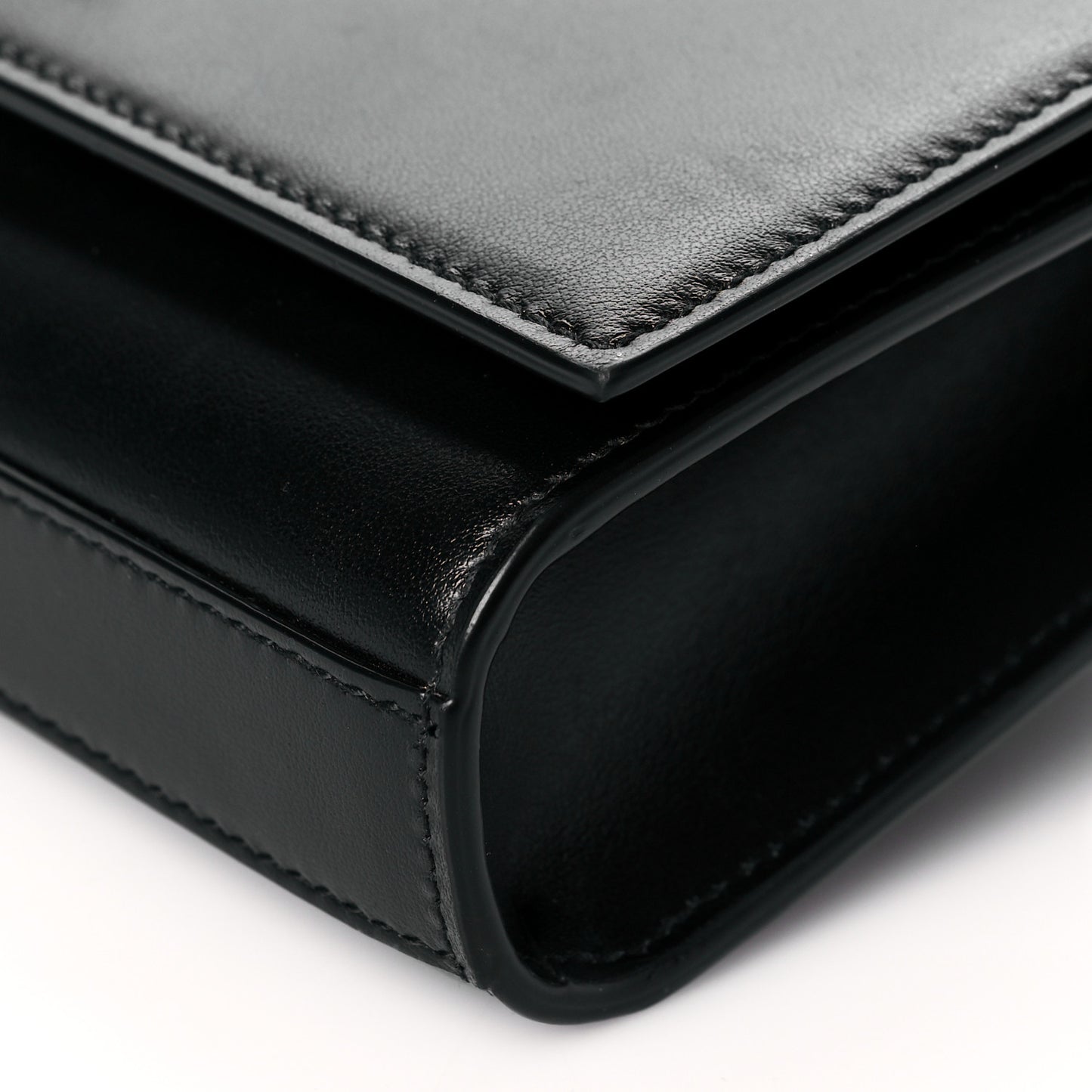 Smooth Calfskin Monogram Kate Belt Bag Black