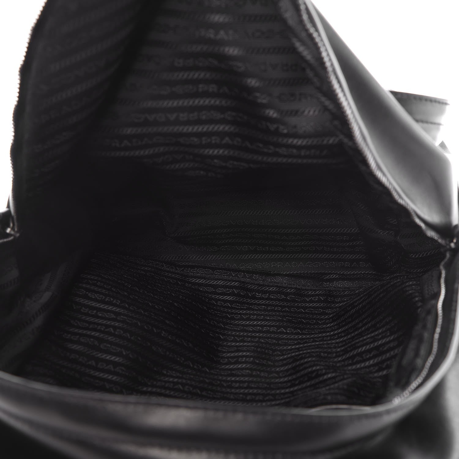 Prada Soft Calfskin Day Backpack Black 5 of 7