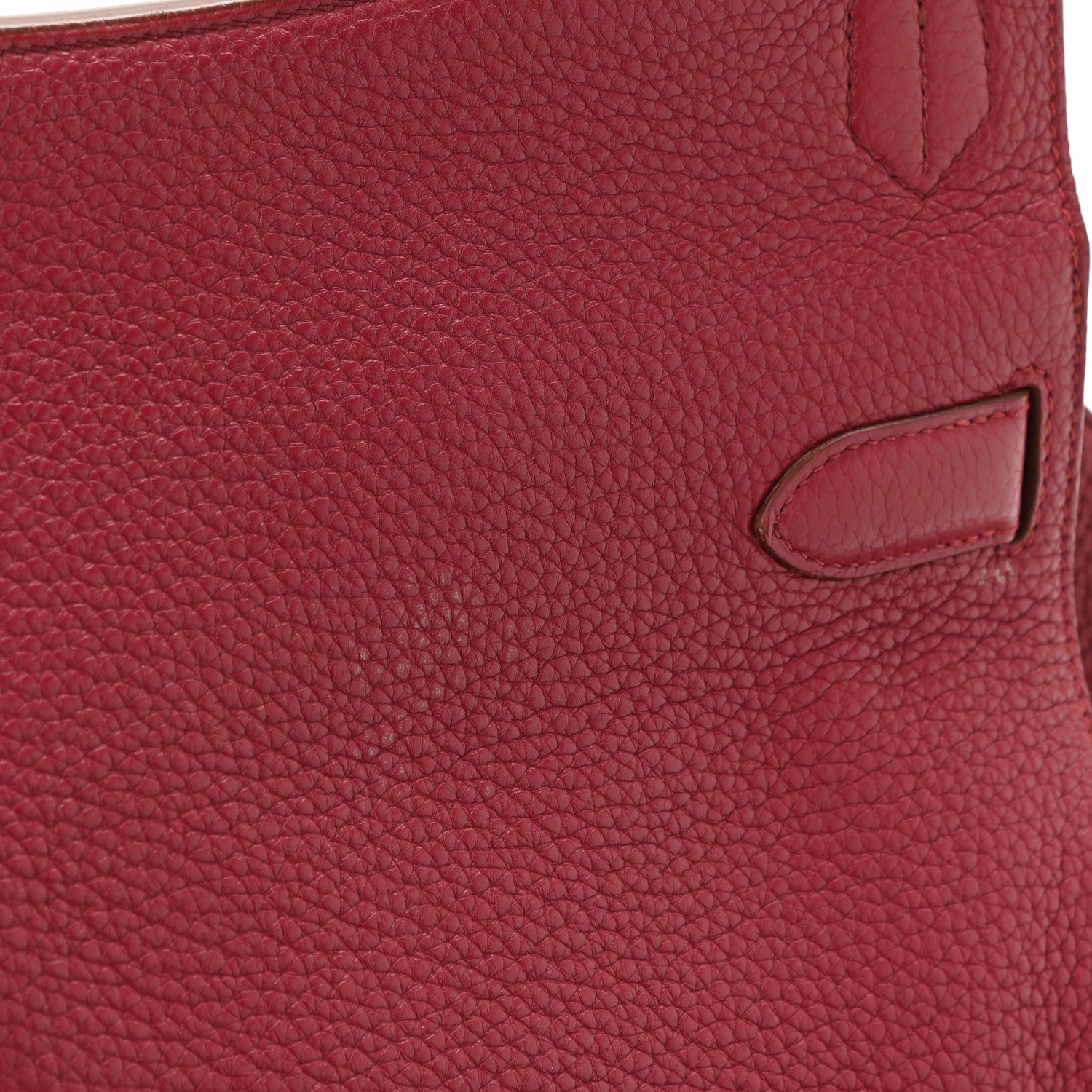 Hermes Taurillon Clemence Jypsiere 34 Rubis 12 of 15