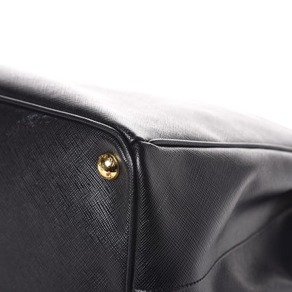 Prada Saffiano Large Galleria Double Zip Tote Black 15 of 17