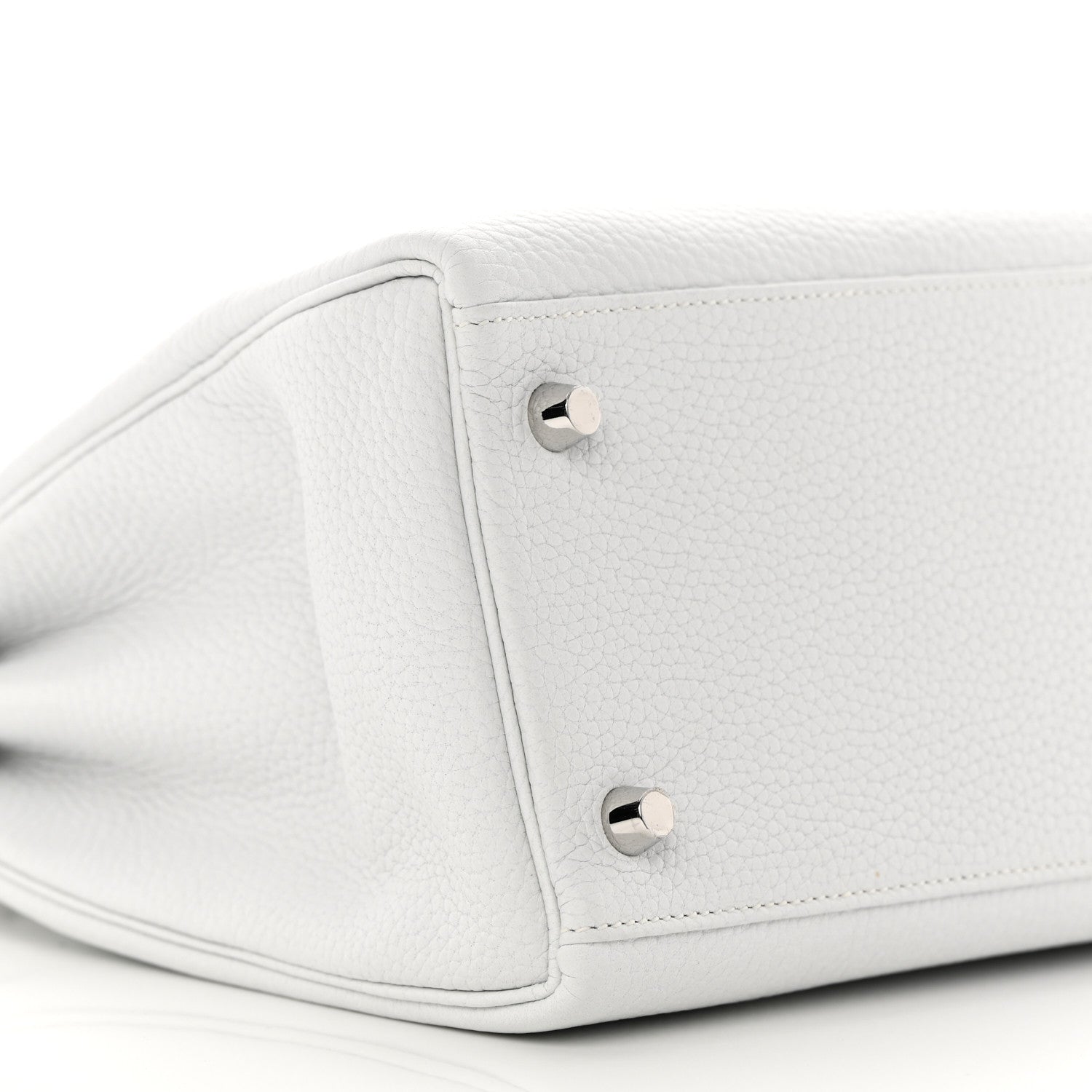 Hermes Togo Kelly Retourne 28 White 9 of 14