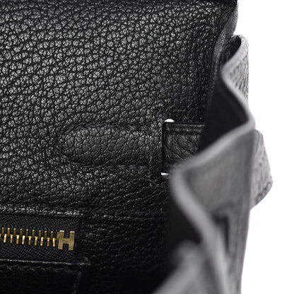 Hermes Togo Birkin 25 Black 21 of 36