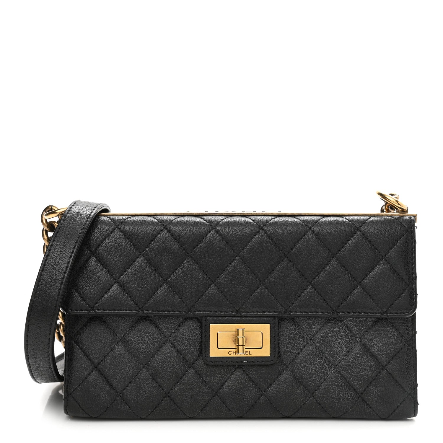Chanel Goatskin Quilted Rita Flap Black 1 of 12