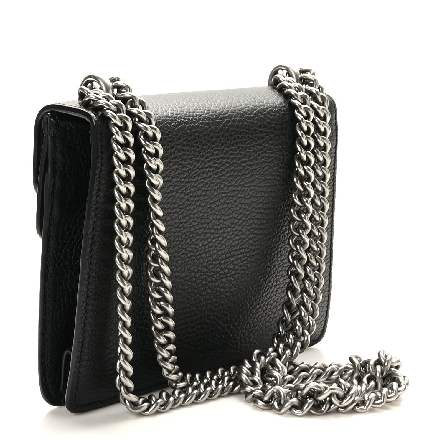 Gucci Calfskin Mini Dionysus Shoulder Bag Black 3 of 10