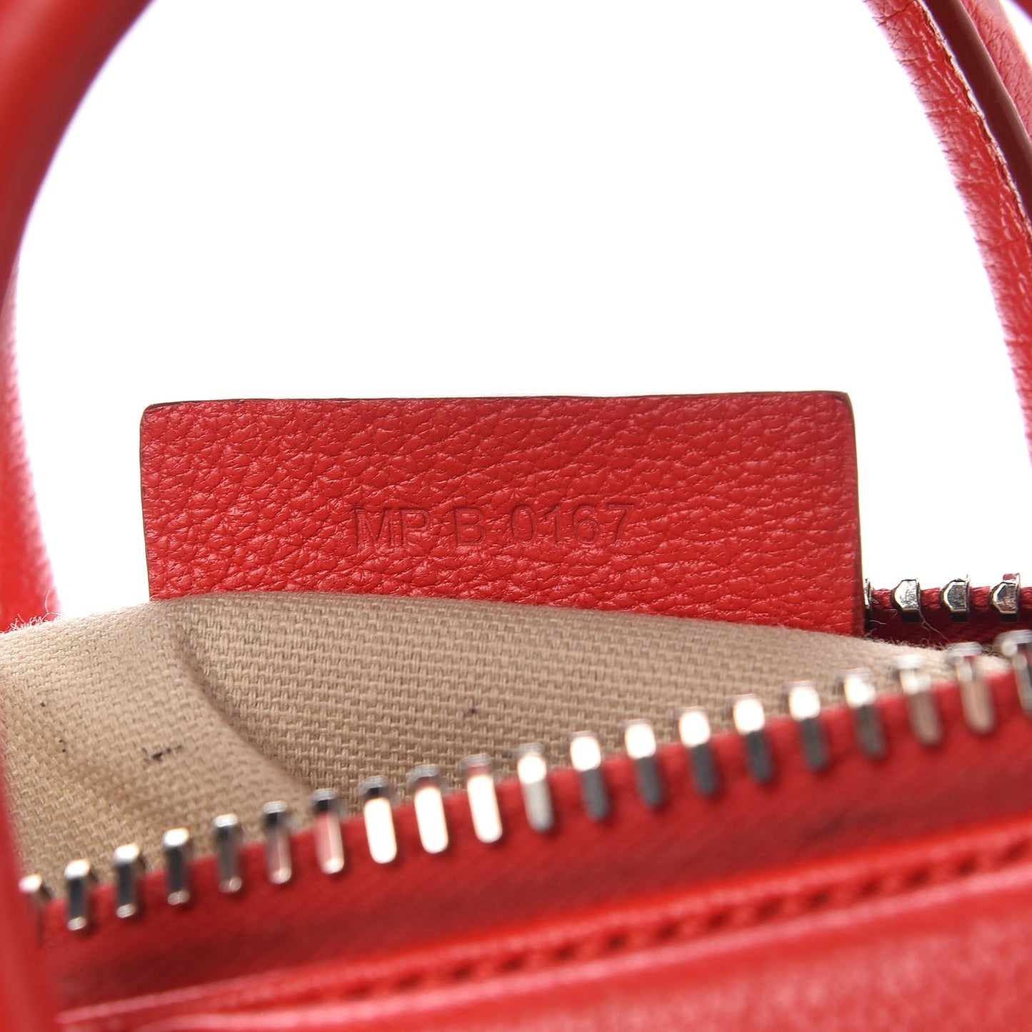 Sugar Goatskin Mini Antigona Red
