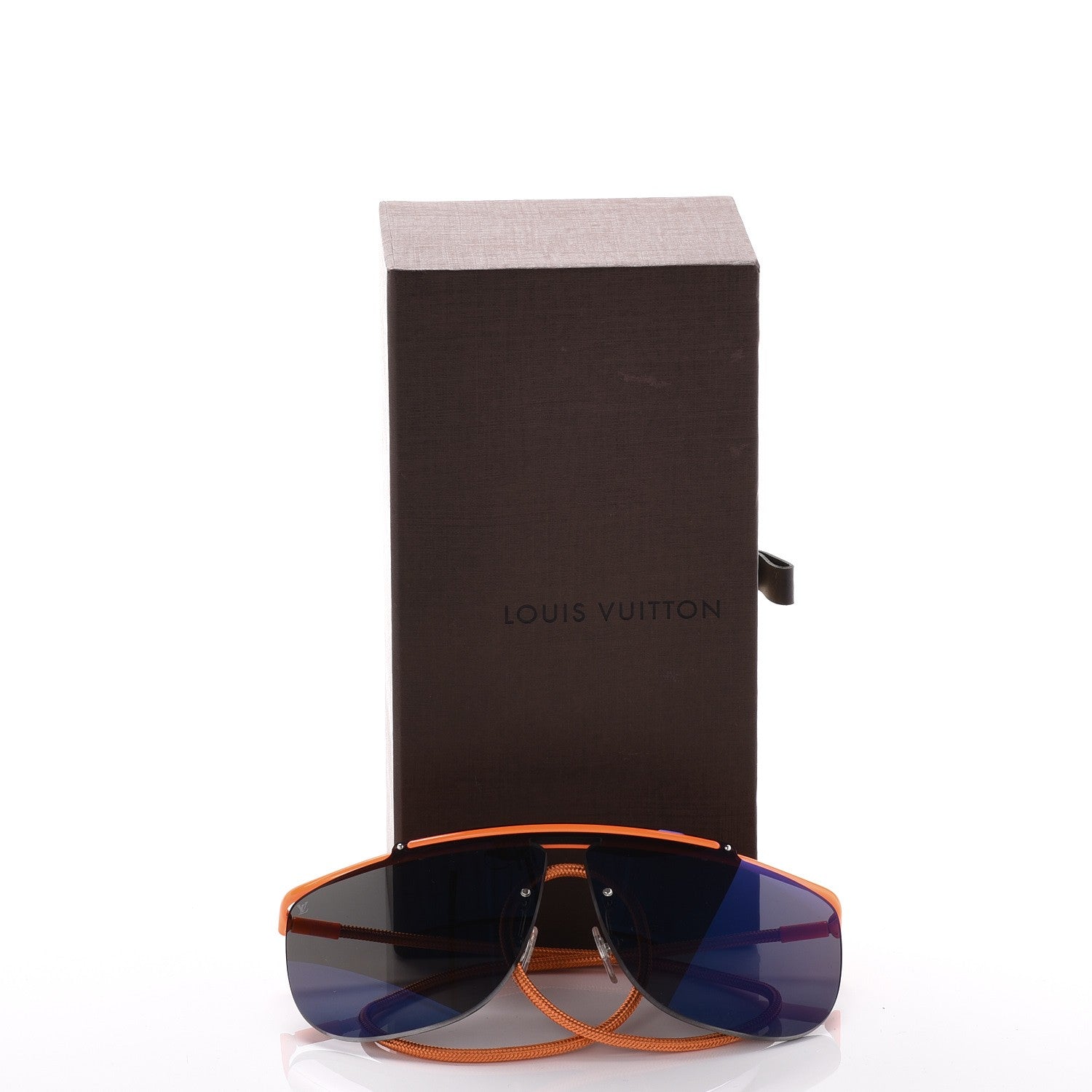Louis Vuitton Mirrored Dave Sunglasses Z0574U Orange 10 of 10