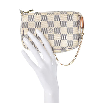 Louis Vuitton Damier Azur Mini Pochette Accessories 2 of 8