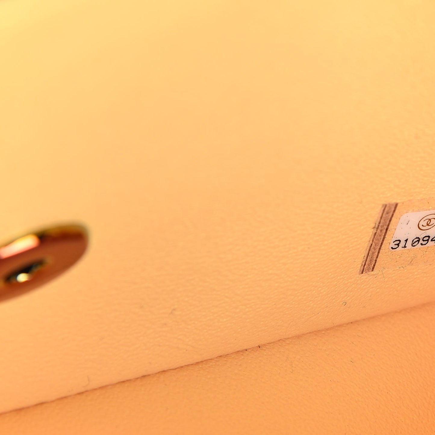 Lambskin Quilted Mini Rectangular Flap Pink Yellow