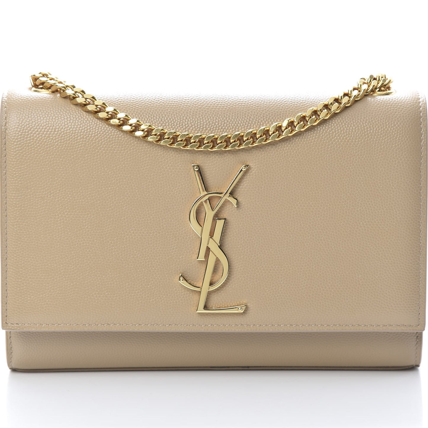 Grain De Poudre Small Monogram Kate Satchel Nude Powder