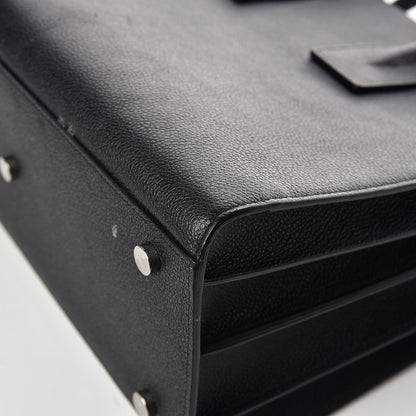 Saint Laurent Grained Calfskin Small Sac De Jour Black 16 of 17
