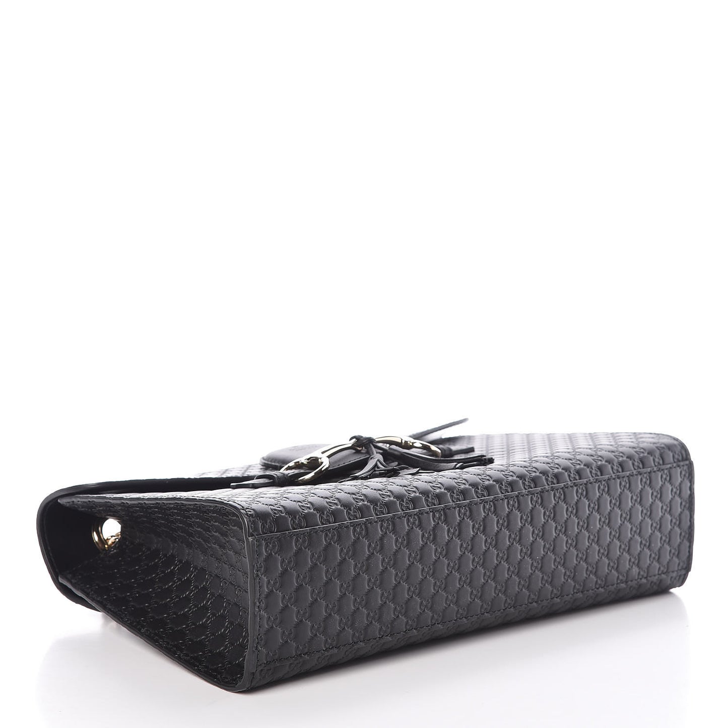 Microguccissima Medium Emily Chain Shoulder Bag Black