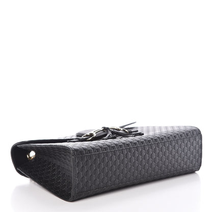 Gucci Microguccissima Medium Emily Chain Shoulder Bag Black 4 of 9