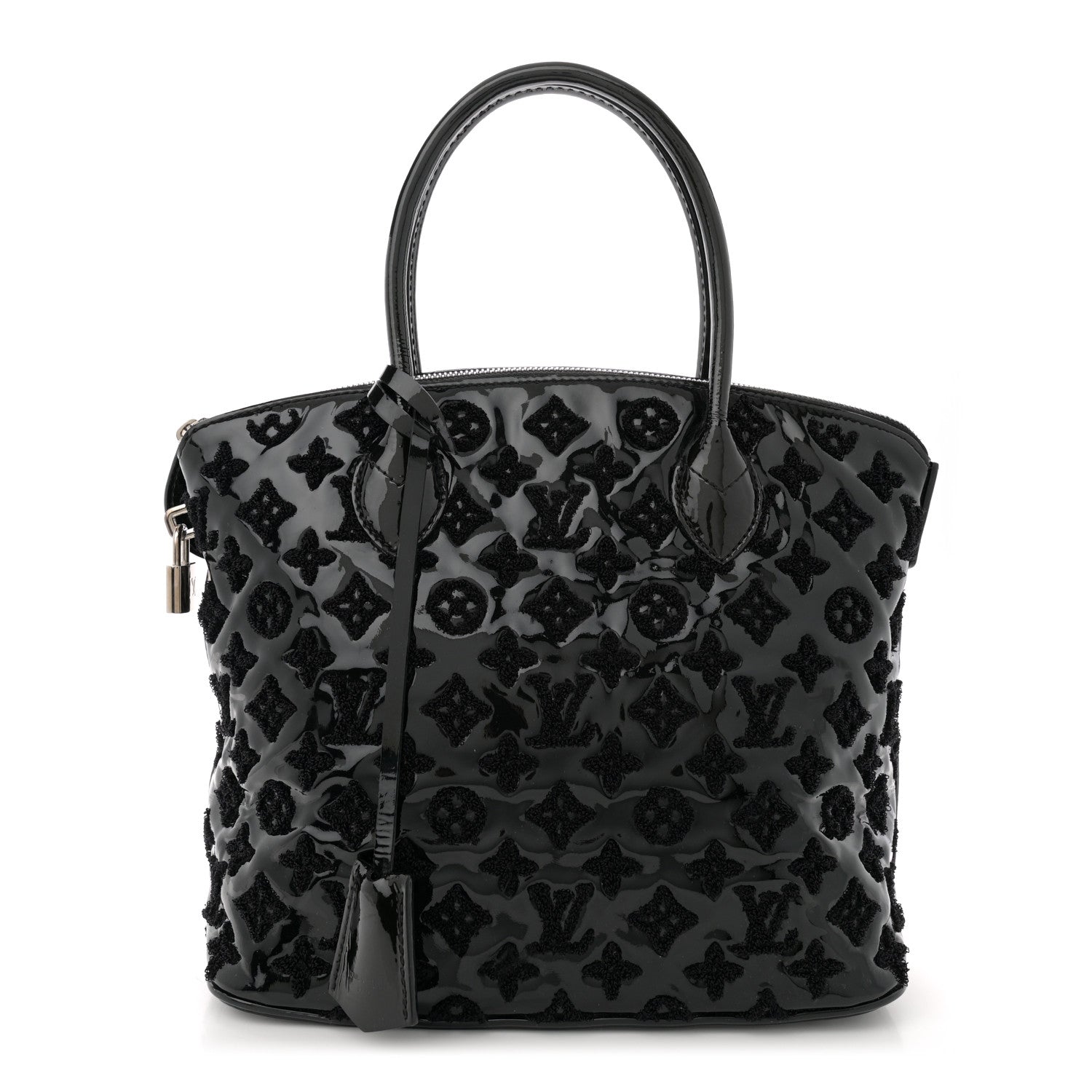 Louis Vuitton Patent Lambskin Fascination Lockit Black 1 of 10