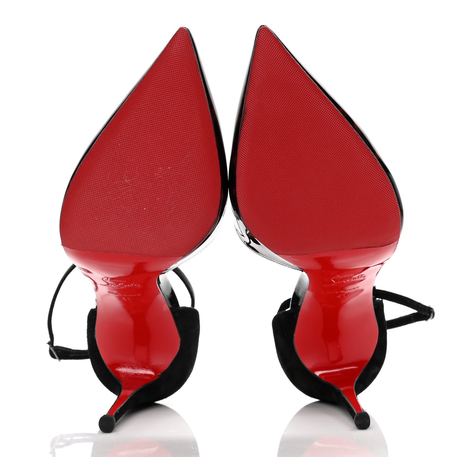 Christian Louboutin Patent Tartaruga Uptown 100 Pumps 41 Version Testa Di Moro 7 of 13