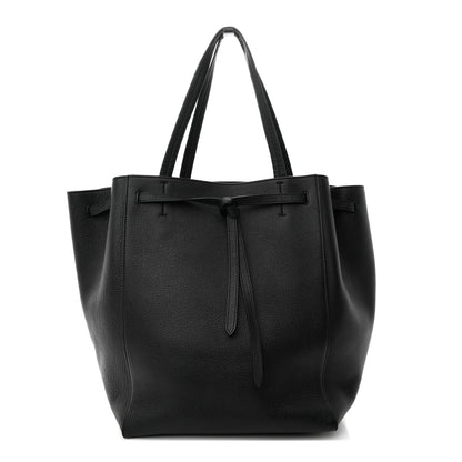 Celine Soft Grained Calfskin Medium Belt Cabas Phantom Black 1 of 11
